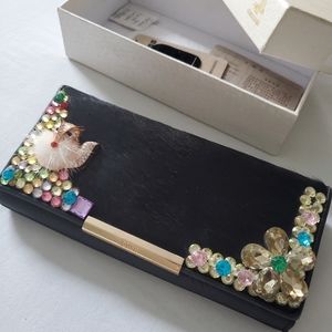 GENUINE LEATHER WALLET WITH HANDMADE JEWELS